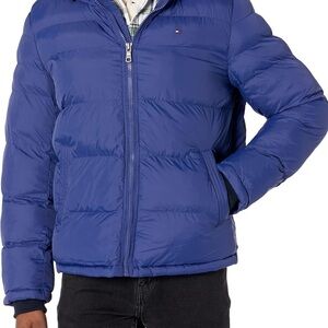 Tommy Hilfiger Men's Royal Blue Puffer Jacket